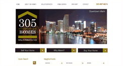 Desktop Screenshot of 305homes.com