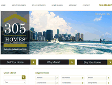 Tablet Screenshot of 305homes.com